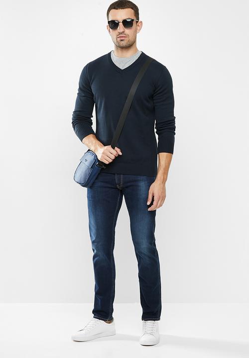 G-STAR - Classic sport v knit - navy