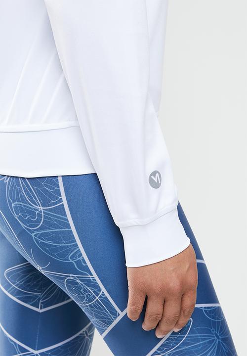MOVEPRETTY - The jess crew neck top - white 