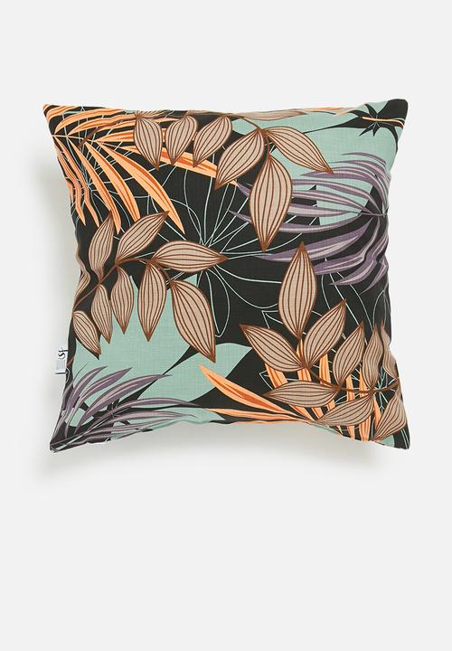 Sixth Floor - Tropical jungle outdoor cushion cover - multi