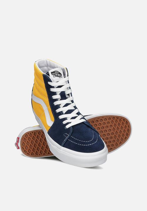 Vans - Ua sk8-hi - (classic sport) dress blues/saffron