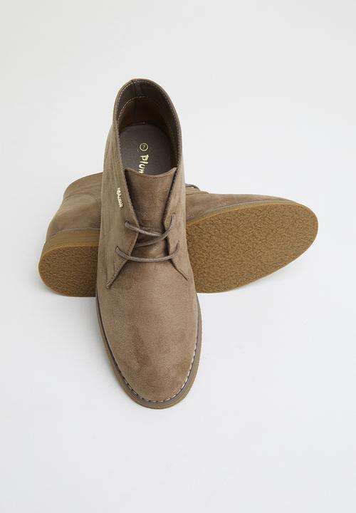 Plum - Raelyn lace up bootie - taupe