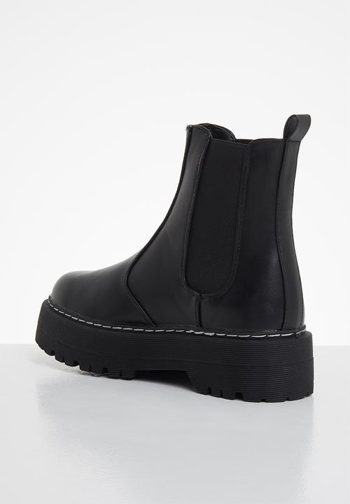 Footwork - Martiny chunky chelsea boot - black