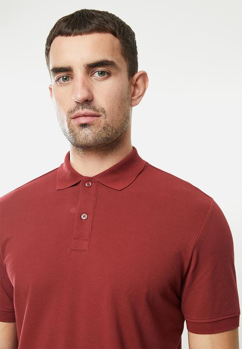 MANGO - Rea polo - red