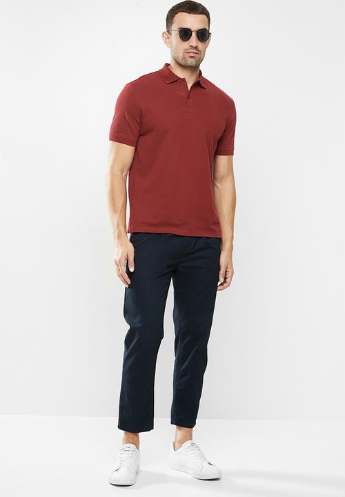 MANGO - Rea polo - red