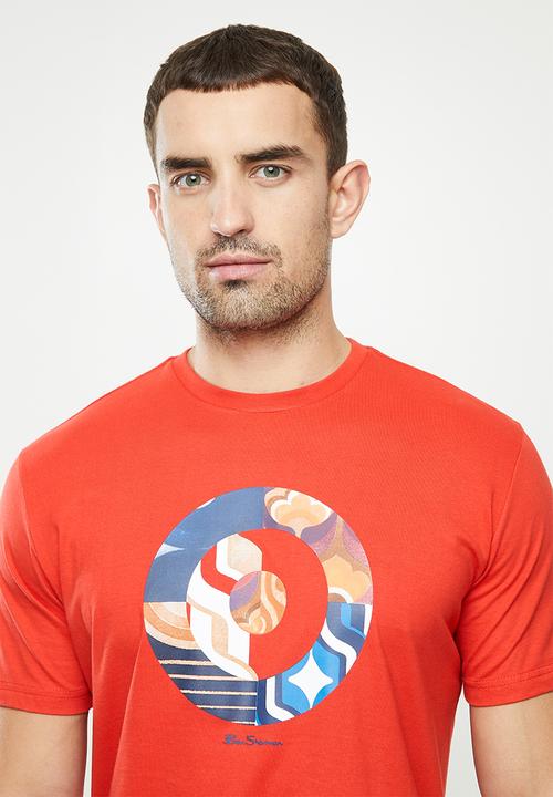 Ben Sherman - Multi target tee - red