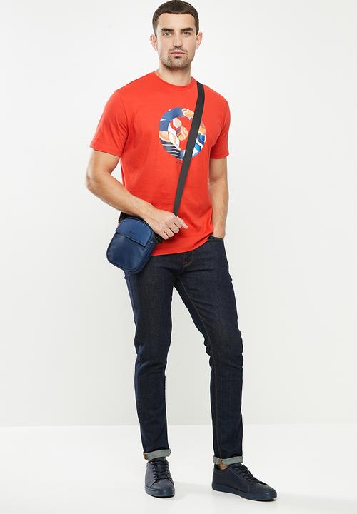 Ben Sherman - Multi target tee - red