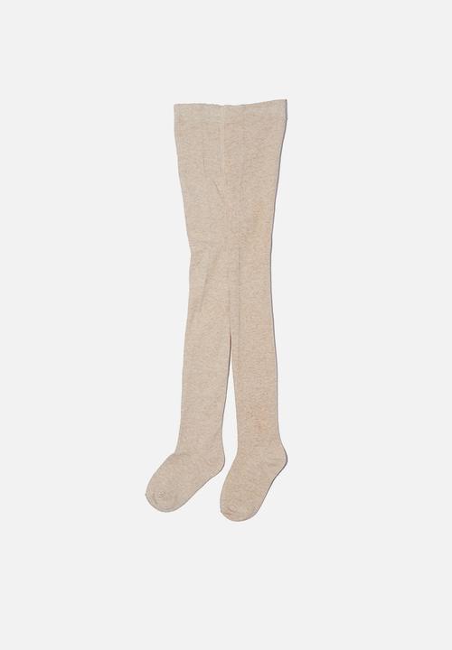 Cotton On - Solid tights - oatmeal marle