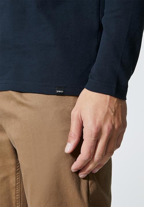 Superbalist - 2 Pack long sleeve mandarin collar - black & navy