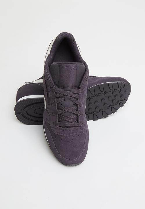 Reebok - Cl lthr - smoky vocano/white