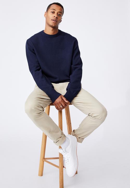 Cotton On - Crew knit - deep navy