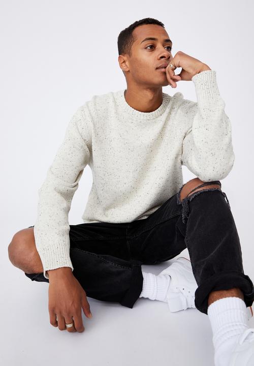 Cotton On - Crew knit - oatmeal nep