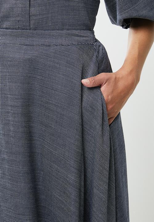 AMANDA LAIRD CHERRY - Illovo skirt - navy