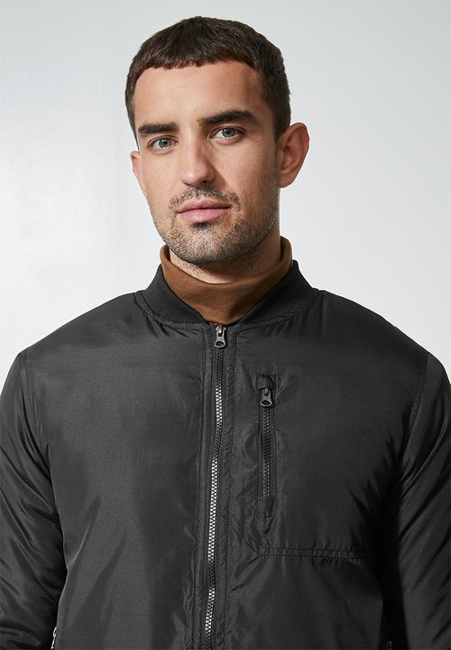 Superbalist - Nevada padded bomber jacket - black