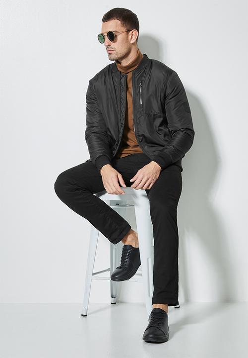 Superbalist - Nevada padded bomber jacket - black
