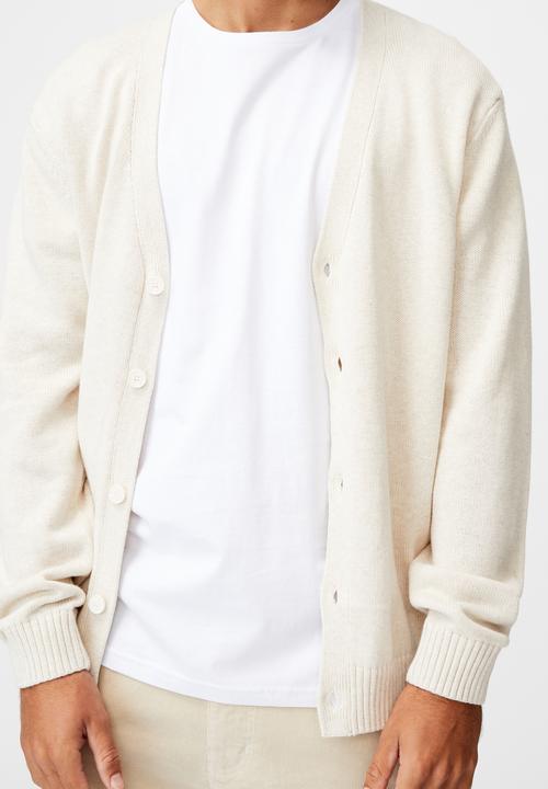 Cotton On - Essential cardigan - ecru marle