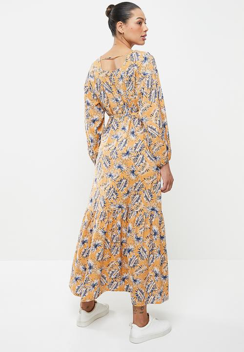 AMANDA LAIRD CHERRY - Sand dress - mustard