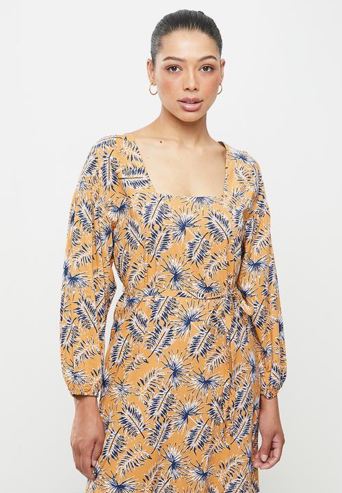 AMANDA LAIRD CHERRY - Sand dress - mustard