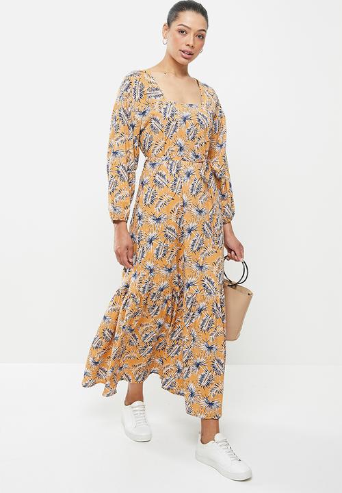 AMANDA LAIRD CHERRY - Sand dress - mustard