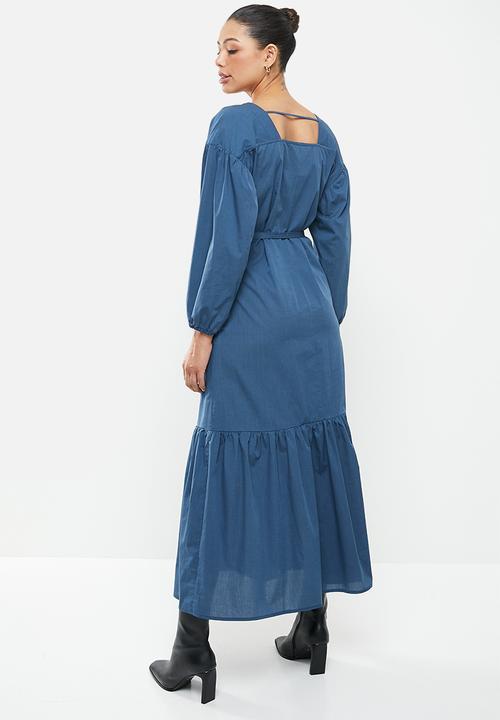 AMANDA LAIRD CHERRY - Sand dress - blue