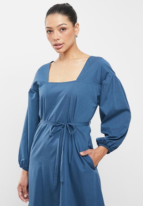 AMANDA LAIRD CHERRY - Sand dress - blue