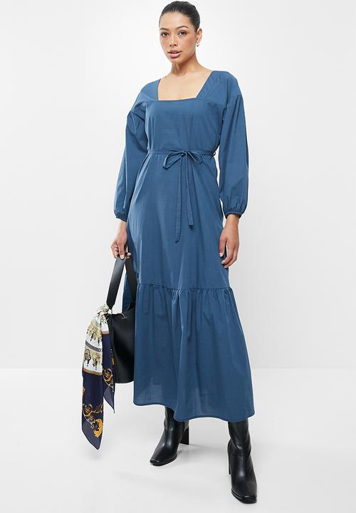 AMANDA LAIRD CHERRY - Sand dress - blue
