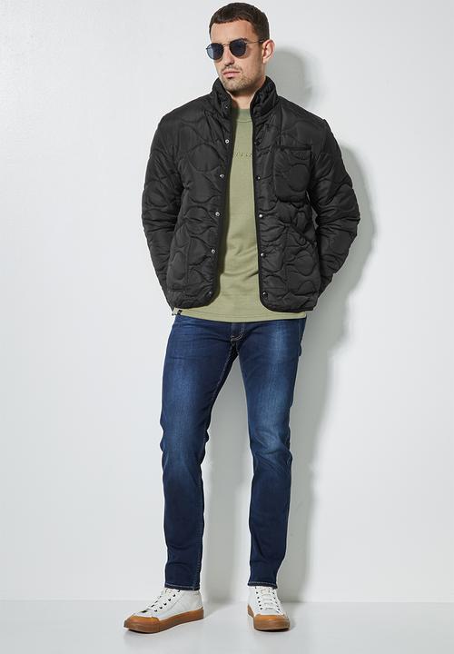 Superbalist - Rowley quilted utility jacket - black