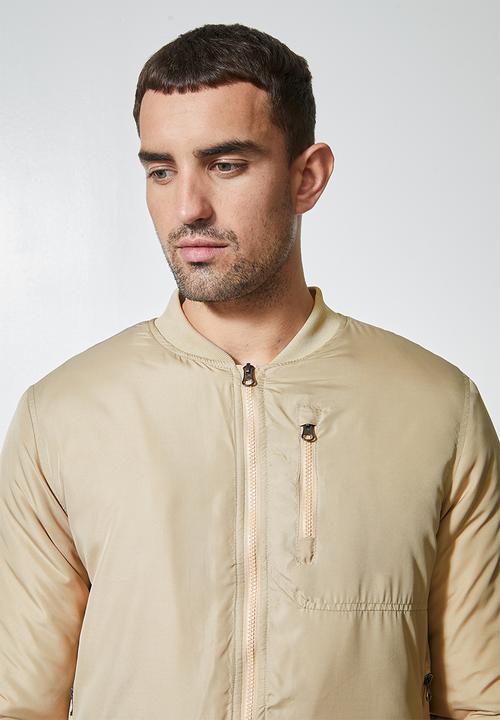 Superbalist - Nevada padded bomber jacket - beige 
