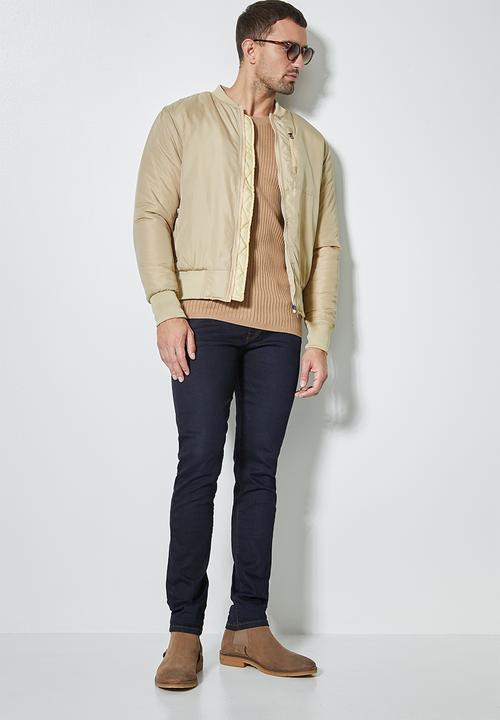 Superbalist - Nevada padded bomber jacket - beige 