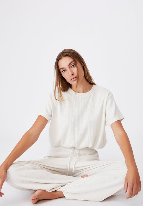 Cotton On - Super soft relaxed pant - oatmeal