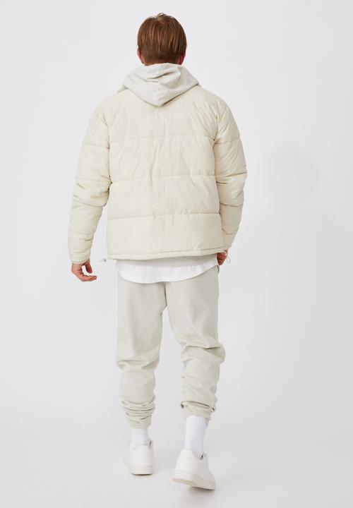 Cotton On - Essential recycled puffer - ecru
