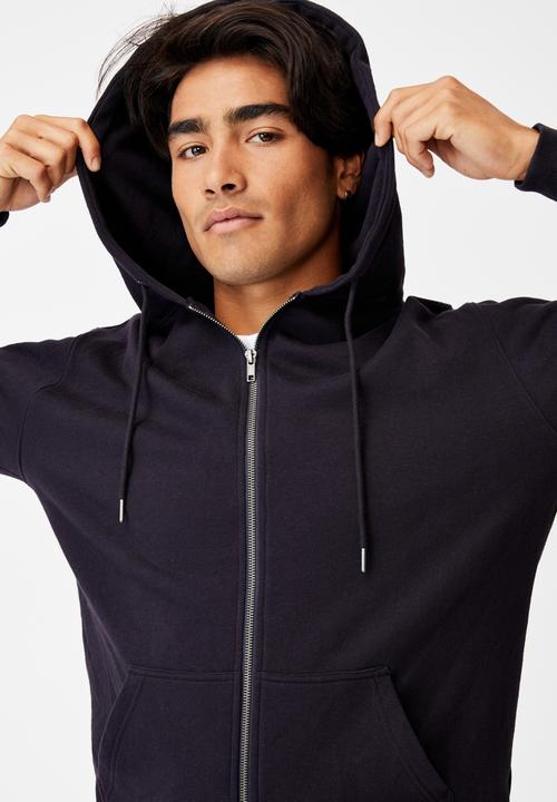 Cotton On - Essential zip thru - ink navy