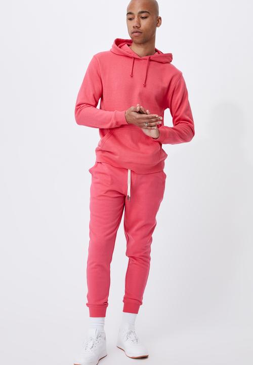 Cotton On - Trippy slim trackie - punk pink