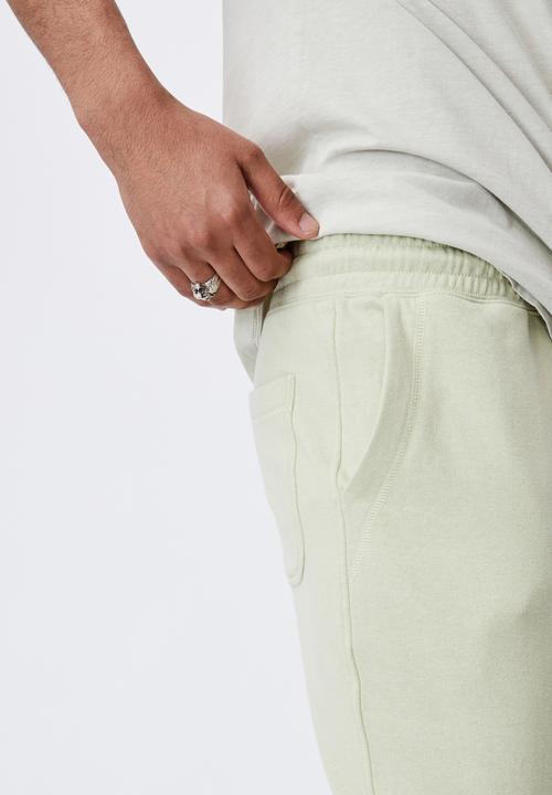 Cotton On - Trippy slim trackie - pastel green