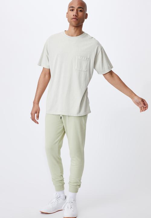 Cotton On - Trippy slim trackie - pastel green