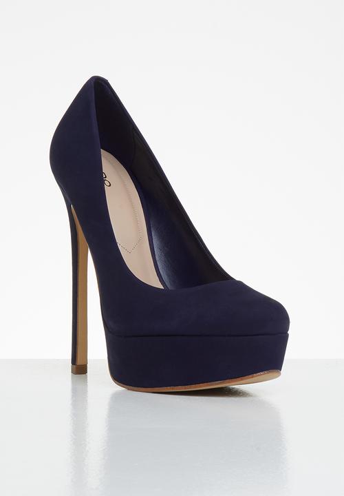 ALDO - Kassandra suede heel - 410 navy