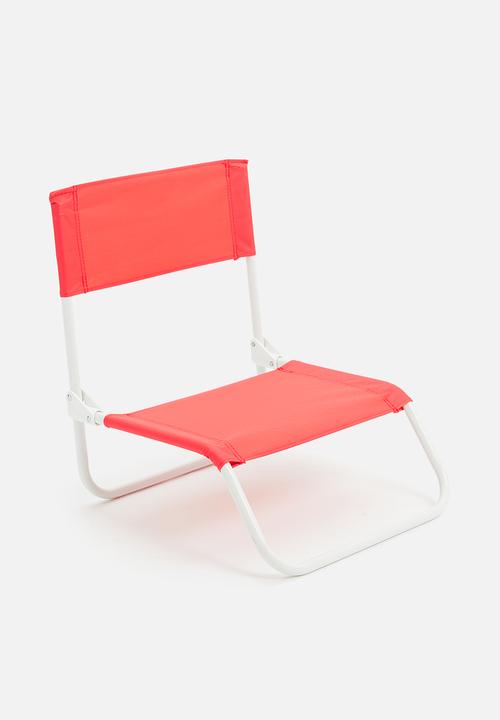 H&S - Beach foldable chair - red