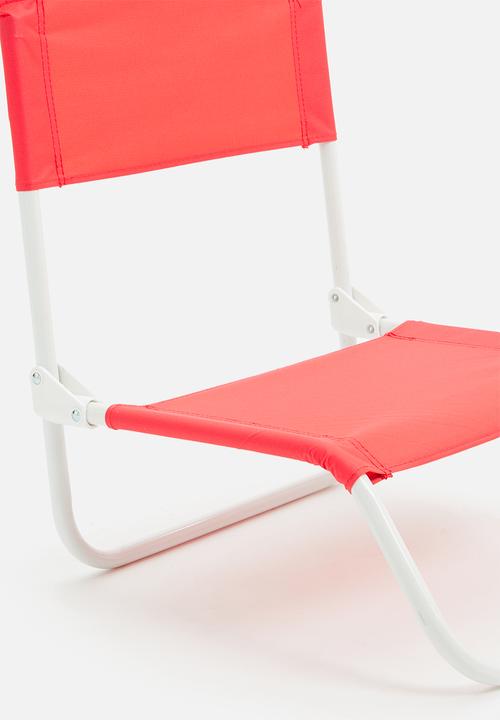 H&S - Beach foldable chair - red