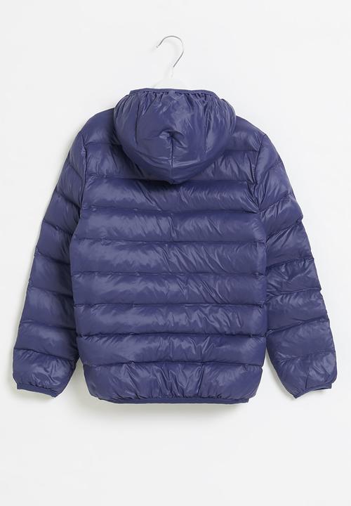 Pop Candy - Boys hooded bomber jacket - navy