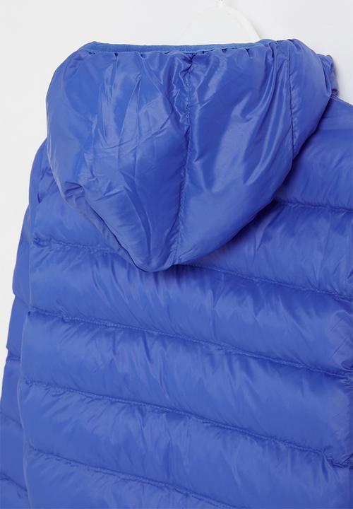 Pop Candy - Boys hooded bomber jacket - blue 