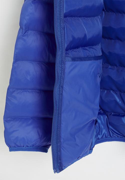Pop Candy - Boys hooded bomber jacket - blue 
