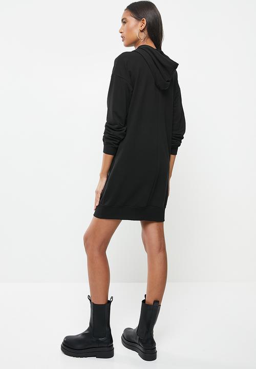 Me&B - Hooded sweatdress - black