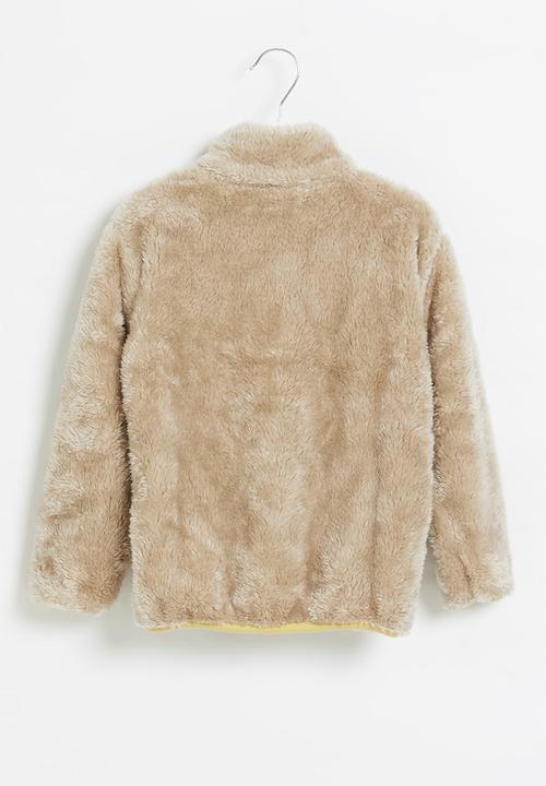 Pop Candy - Fuzzy jacket - brown