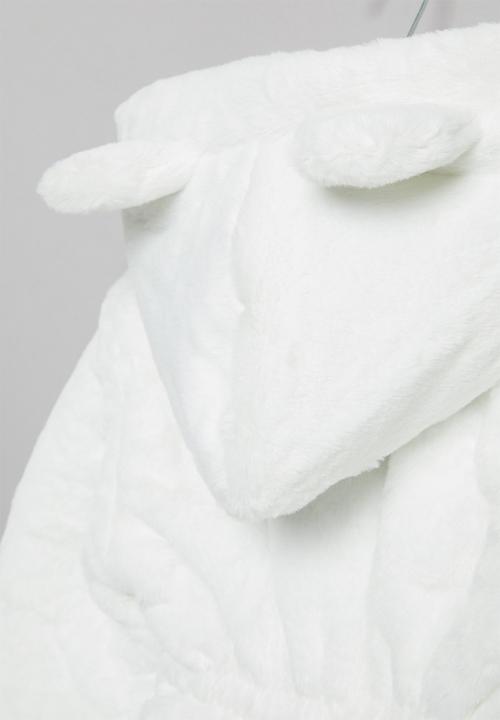 Pop Candy - Girls teddy coat - milk