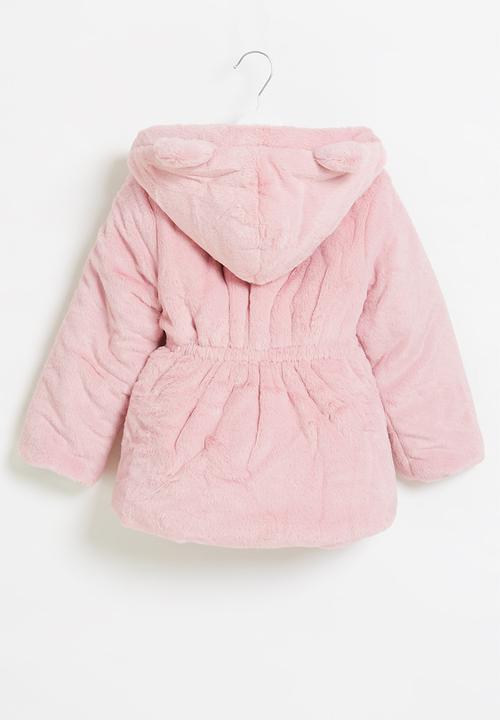 Pop Candy - Girls teddy coat - pink