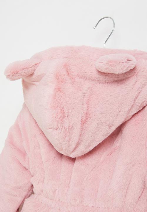 Pop Candy - Girls teddy coat - pink