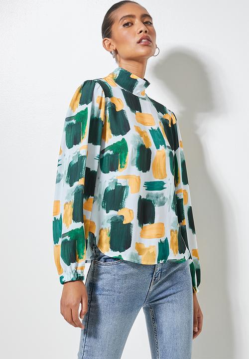 Superbalist - Funnel neck shell - multi 