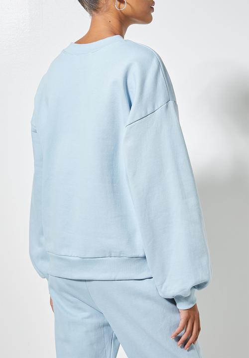 Superbalist - Balloon sleeve sweat - blue 