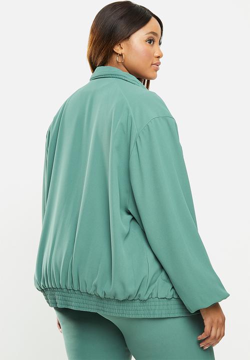 POLO - Plus amelia woven tracksuit jacket - teal