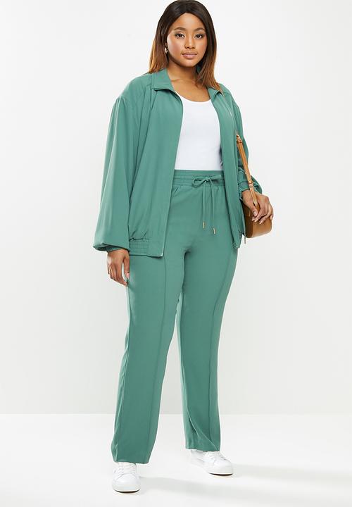POLO - Plus amelia woven tracksuit jacket - teal