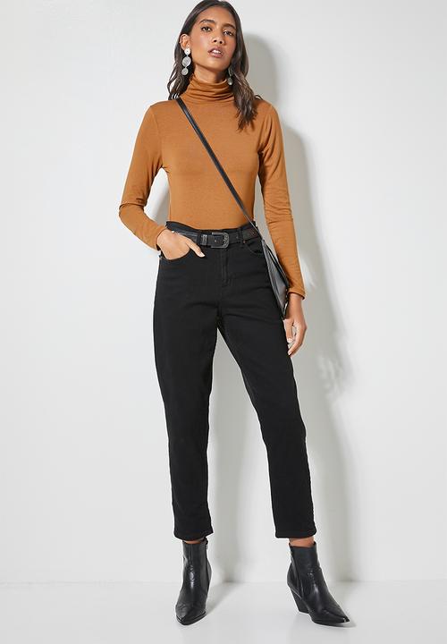 Superbalist - Viscose poloneck - brown 